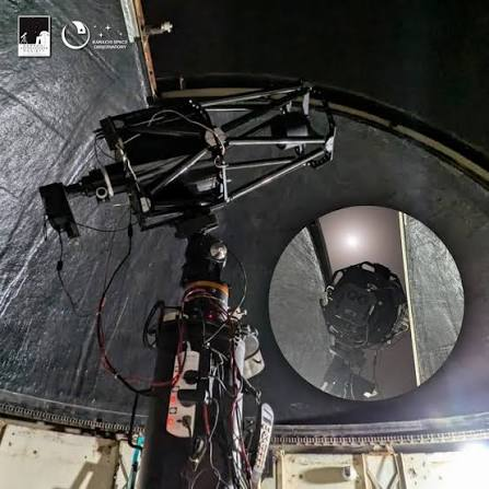 The 12-inch Ritchey-Chrétien telescope inside Karachi Space Observatory, formerly KaAstrodome
